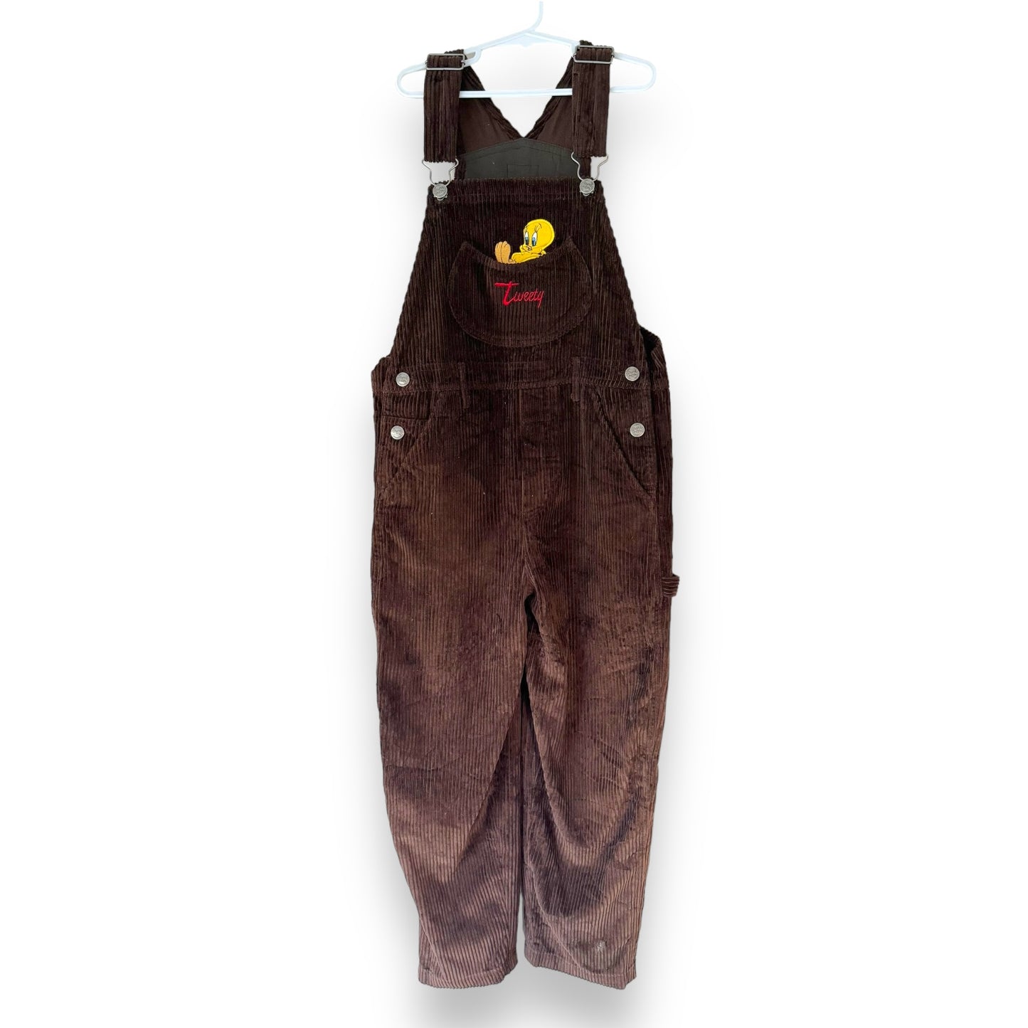 Tweety Corduroy Overalls - Size 12yrs