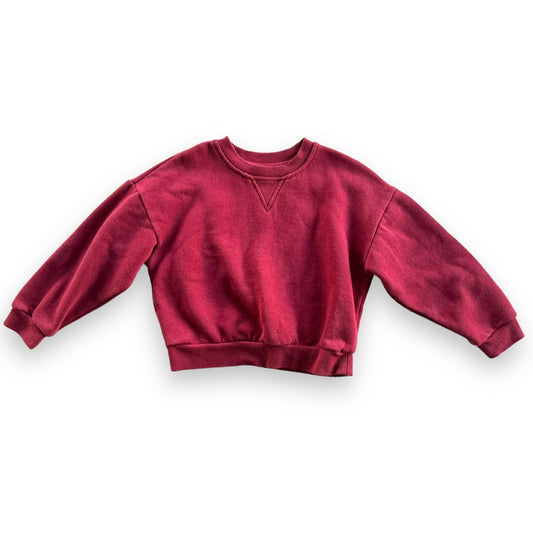 Red long sleeve sweatshirt - Size 7