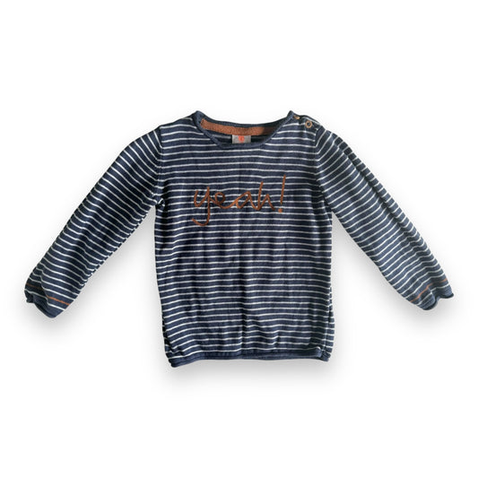 Navy striped Knit - Size 2-3