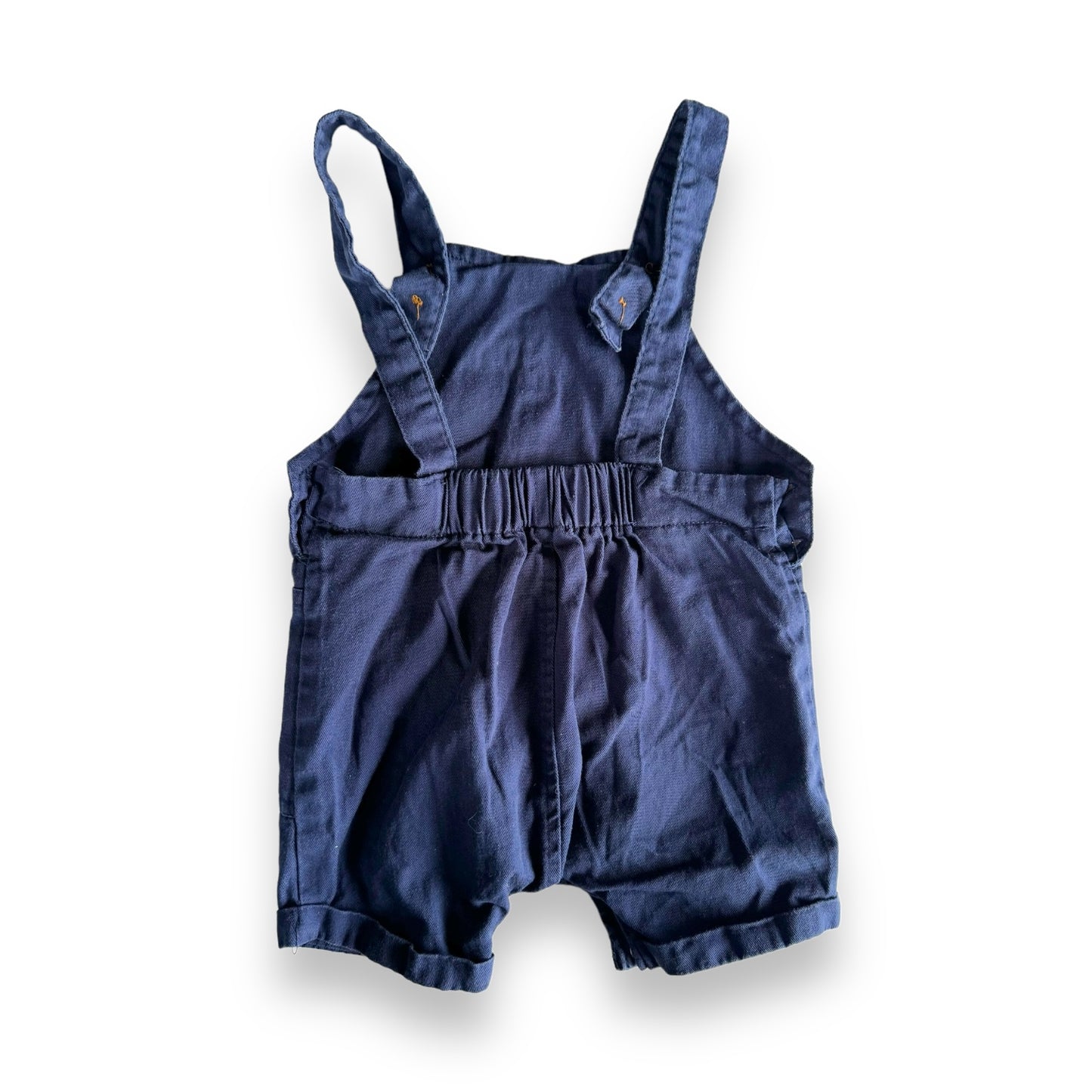 Navy Shortalls - Size 12-18m