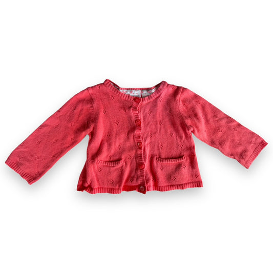 Pointelle Cardi - 0-3m