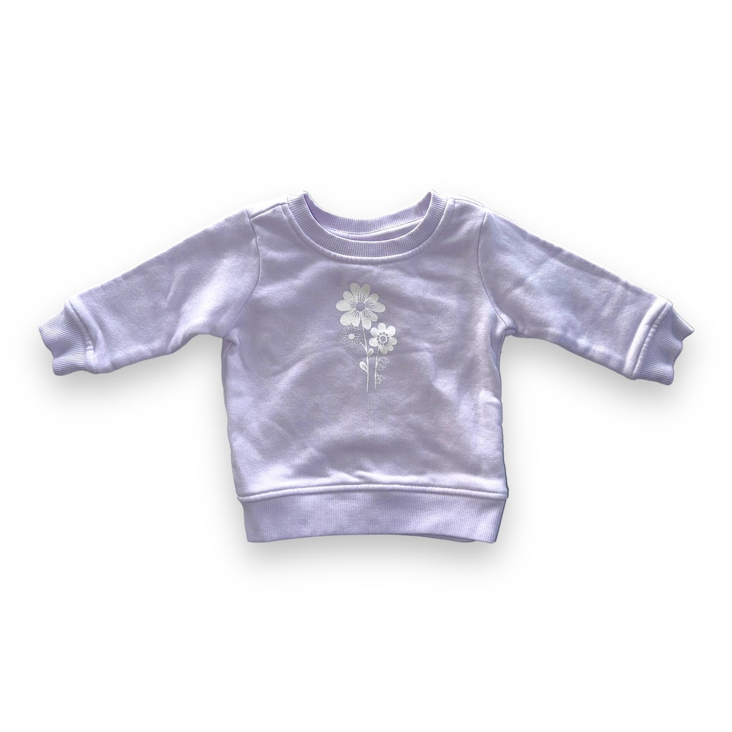 Flower Sweatshirt - 3-6m