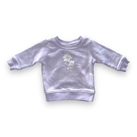 Flower Sweatshirt - 3-6m