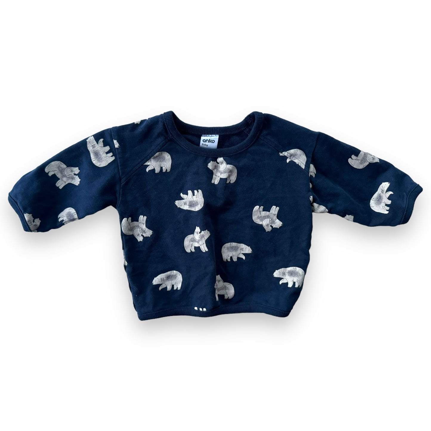 Oversized polar bear Jersey - 6-12m