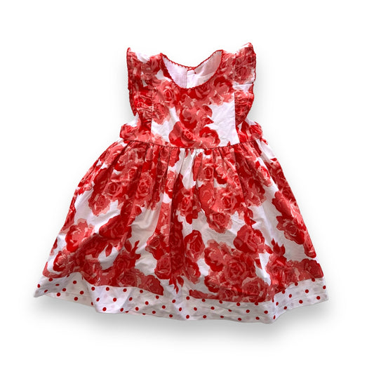 Floral Rose Dress - 3-6m