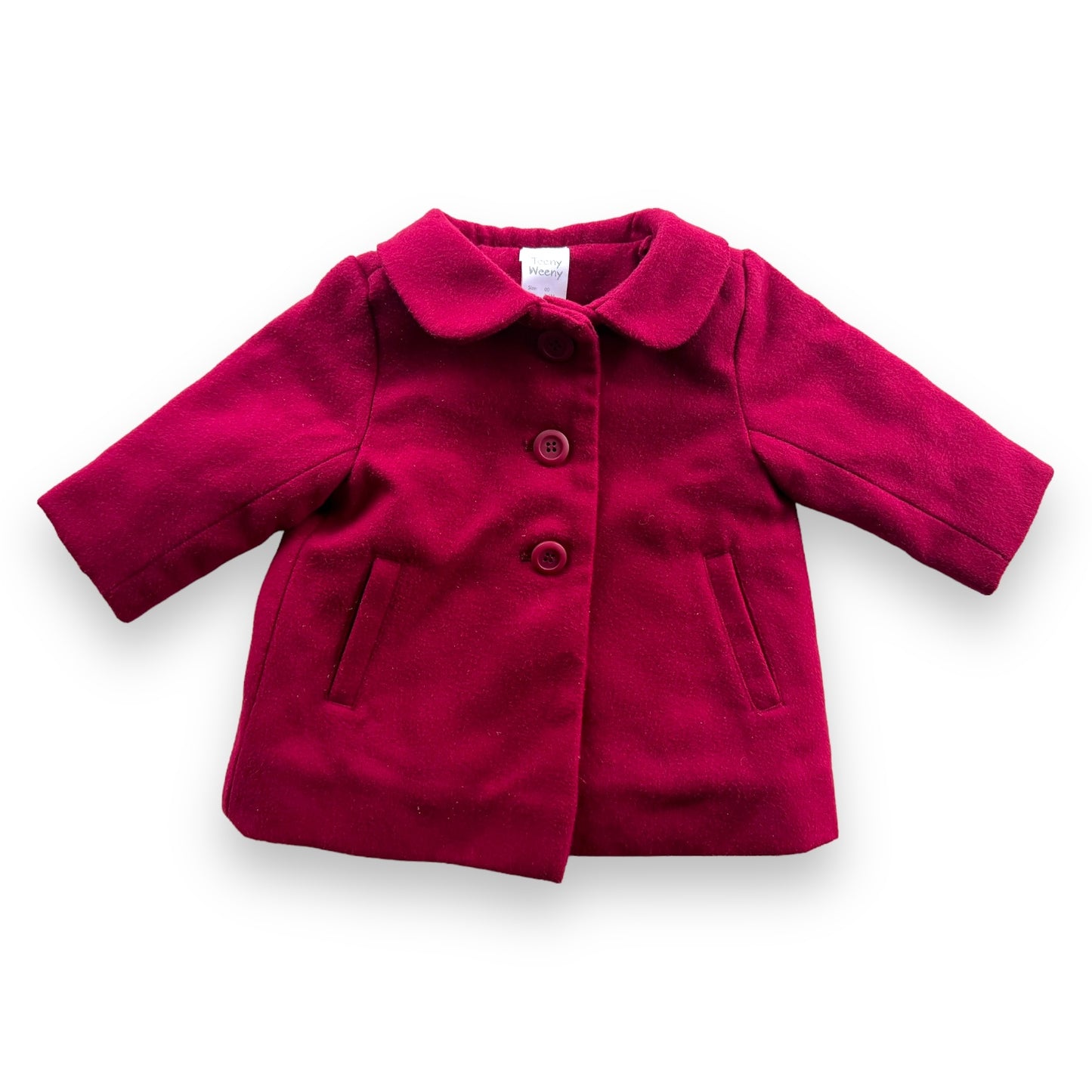 Dark Pink Coat - 3-6m