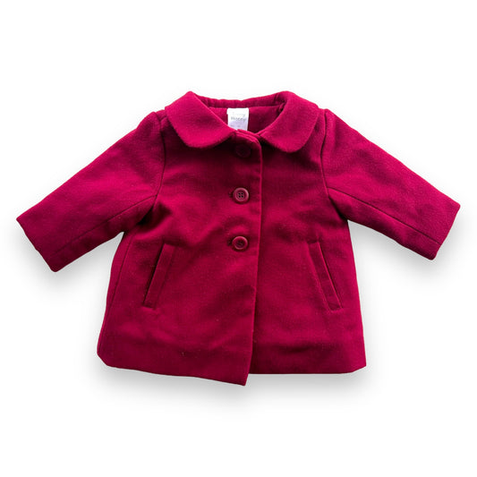 Dark Pink Coat - 3-6m