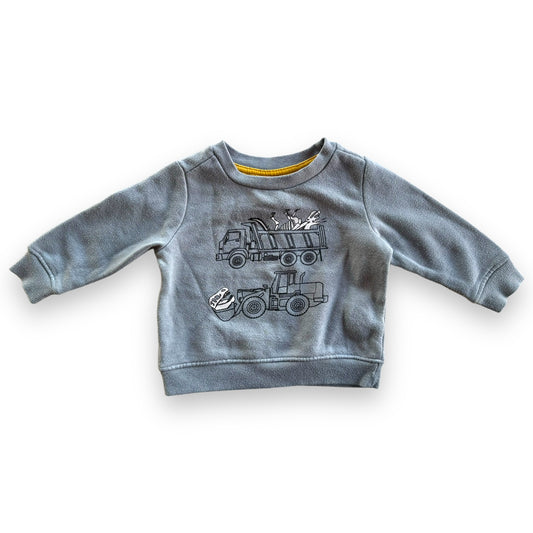 Dino Truck Sweatshirt - 6-9m