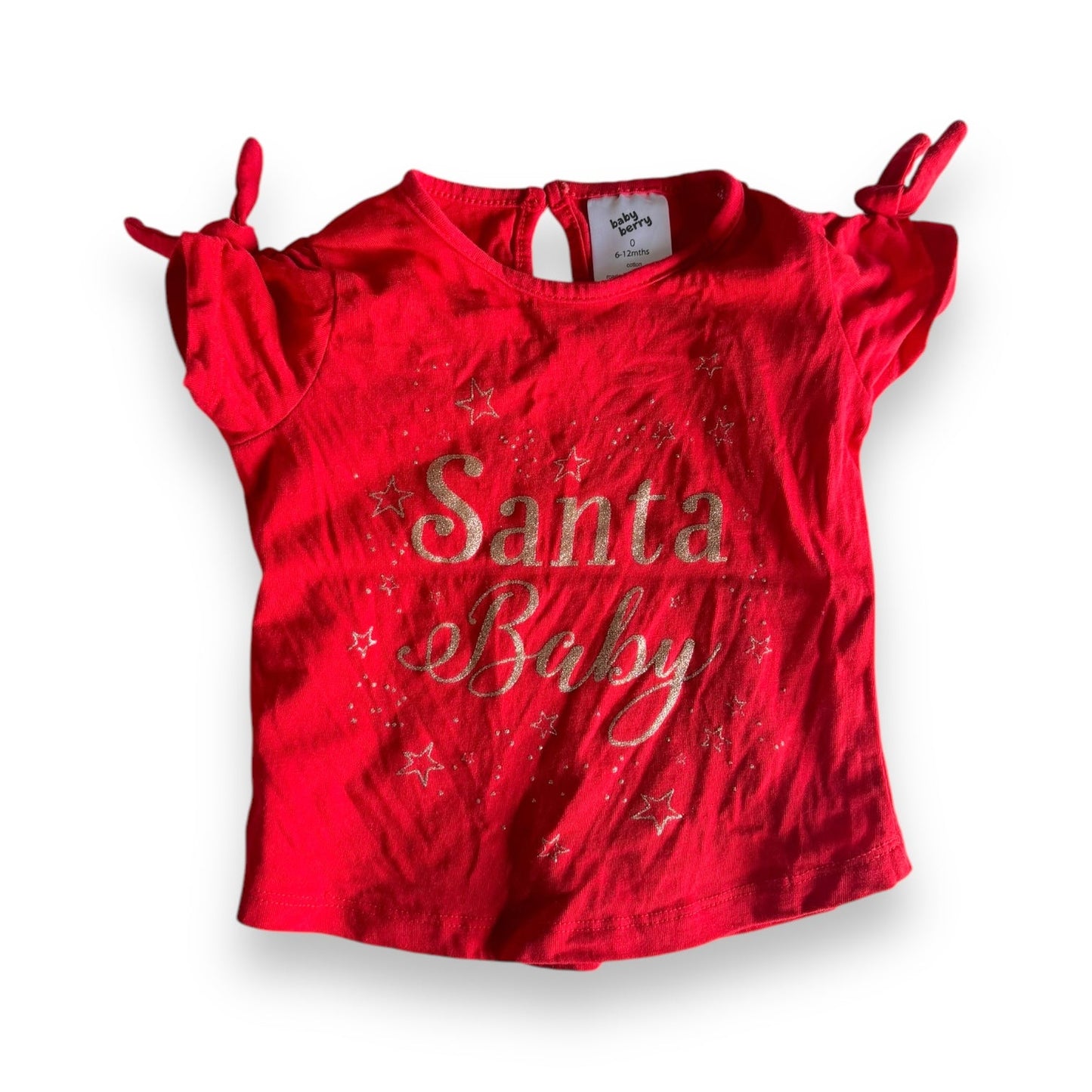 Santa Baby Tee - 6-12m