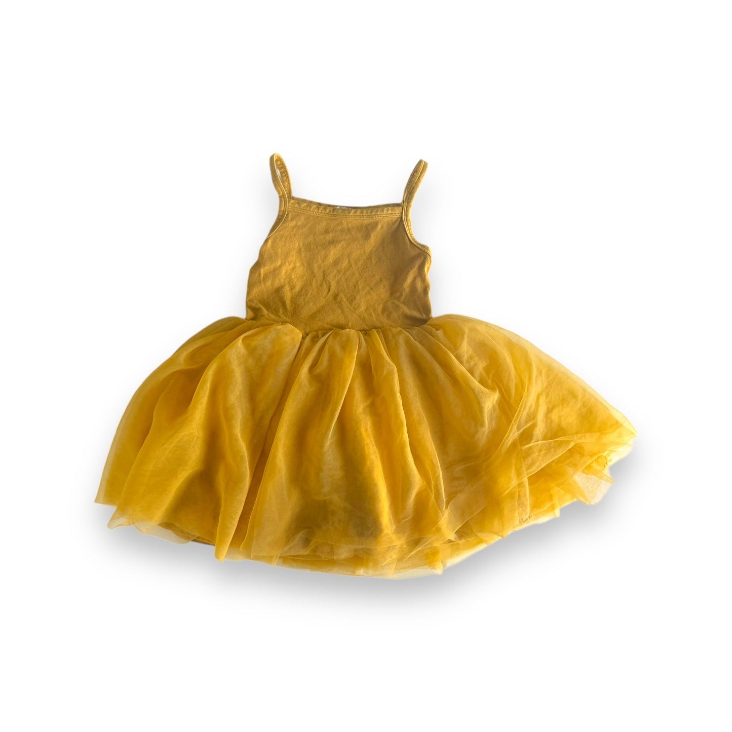 Mustard Tutu Dress- Size 6