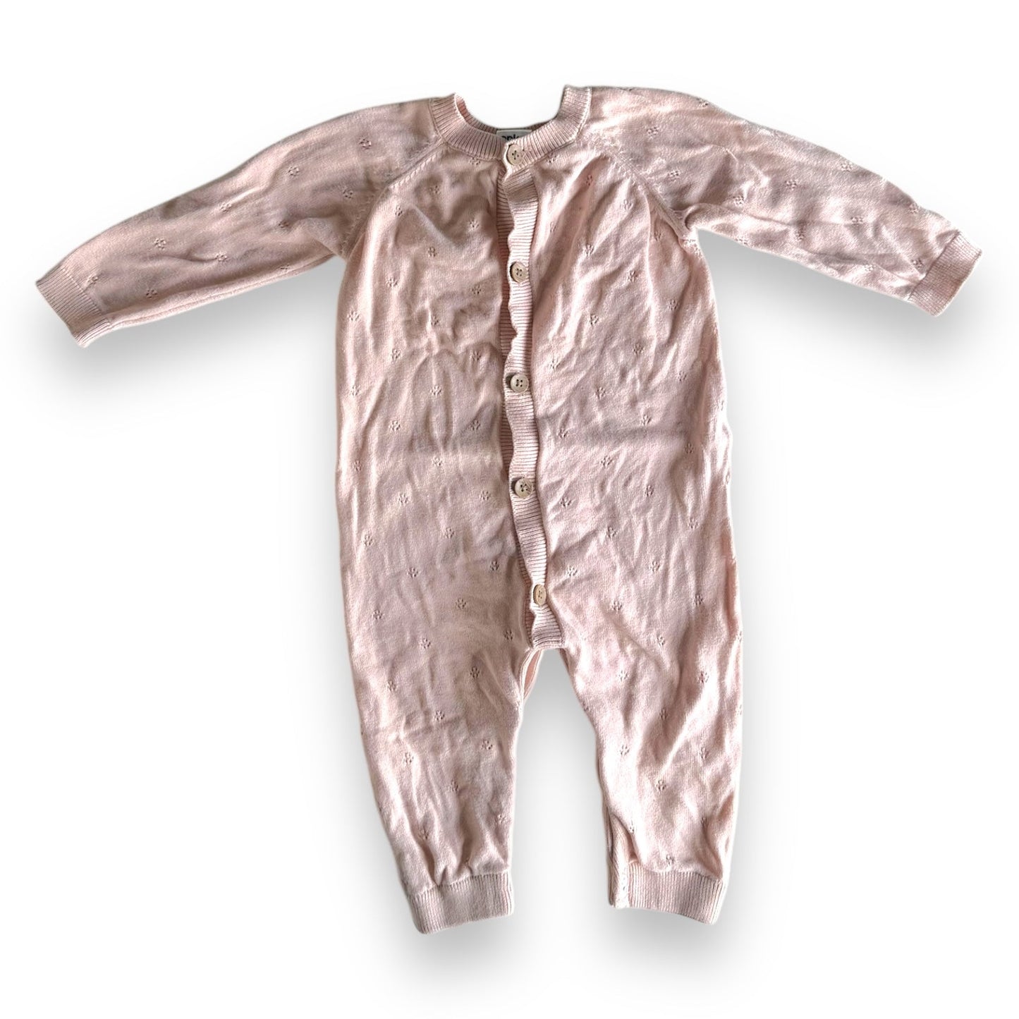 Pointelle Onsie - 6-12m