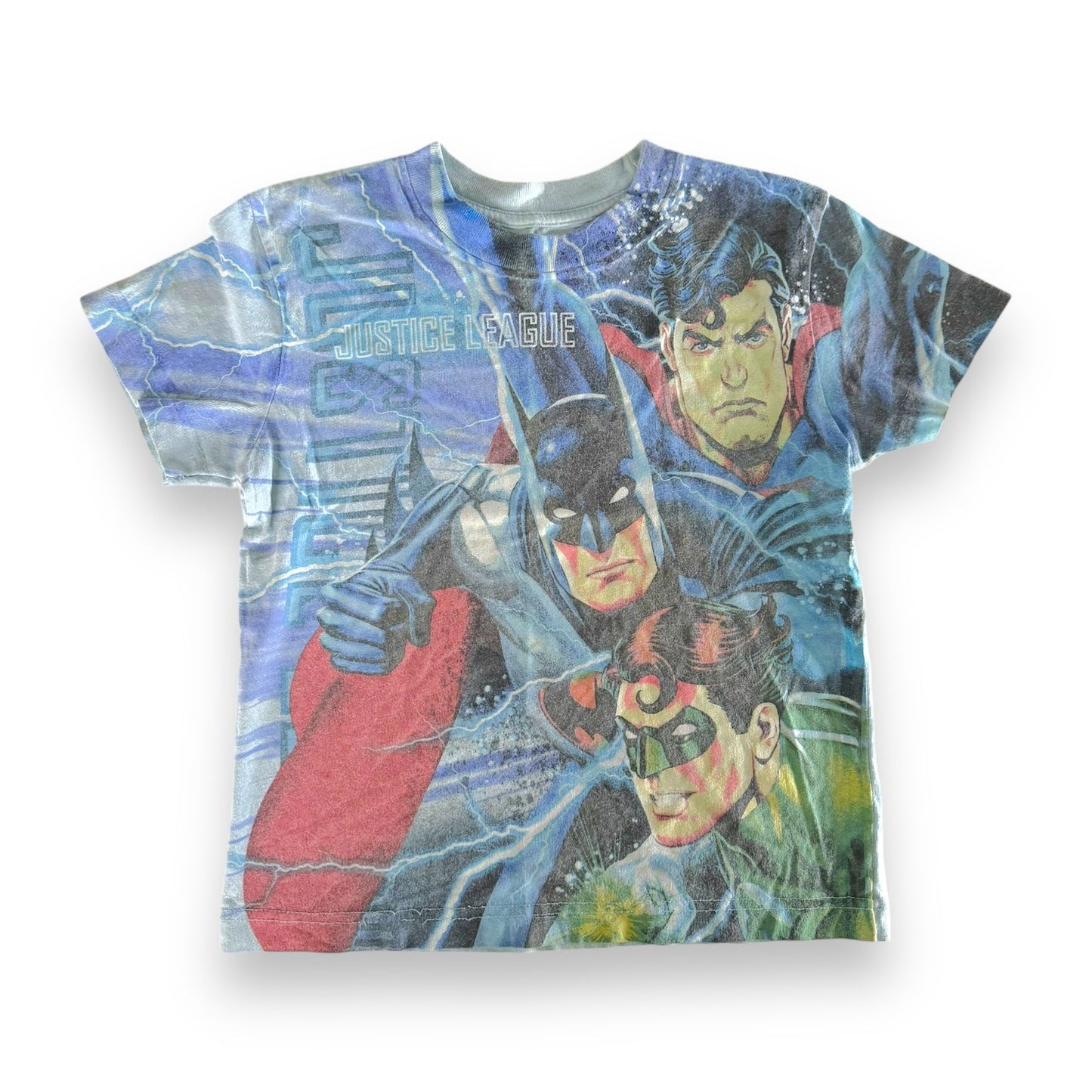 Vintage Justice League Tshirt - Size 6-7yrs