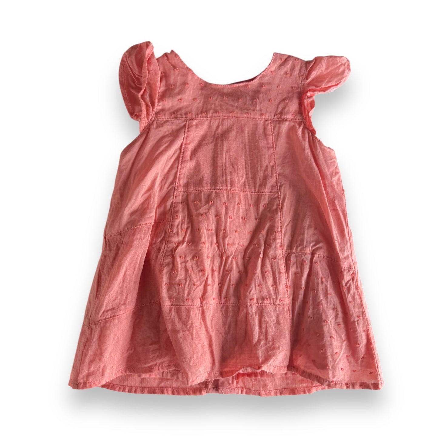 Pink spot pattern dress - 3-6m