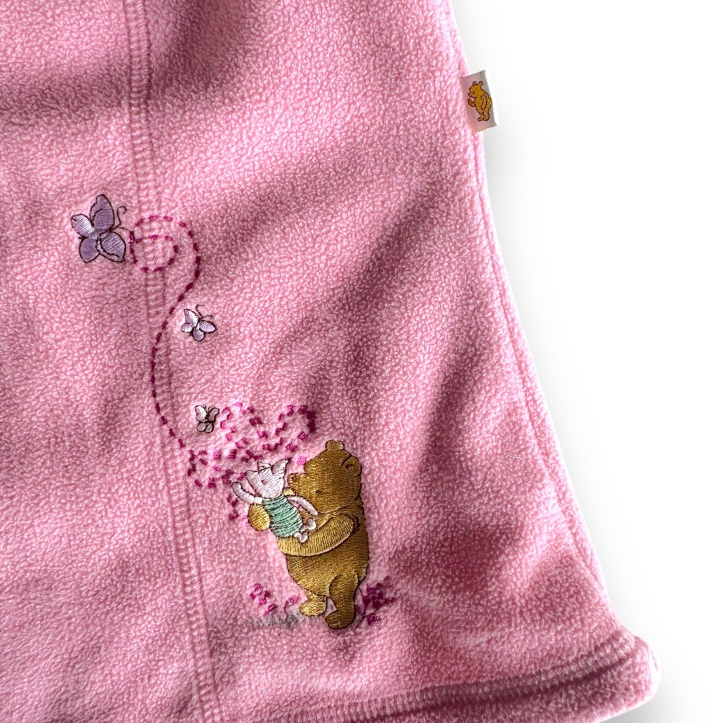 Pooh Bear Embroidered Dress - 3-6m