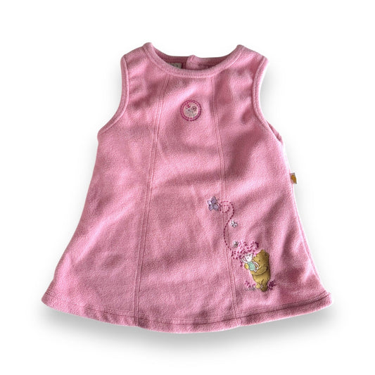 Vintage Pink Teeny Weeny Overalls - 3-6m